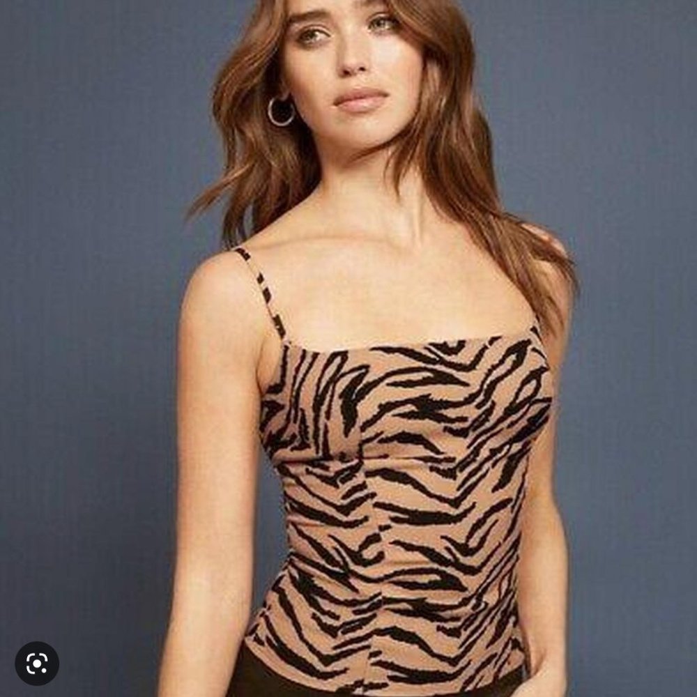 Reformation Grace top - animal print tank